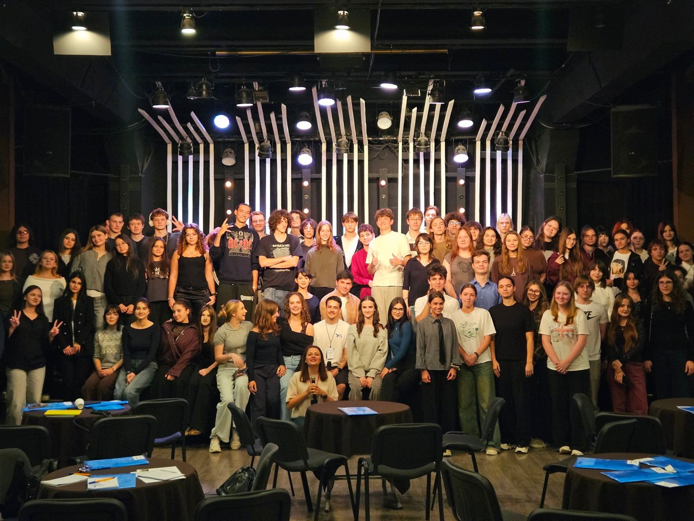 Участники SkillCraft Job Academy на сцене